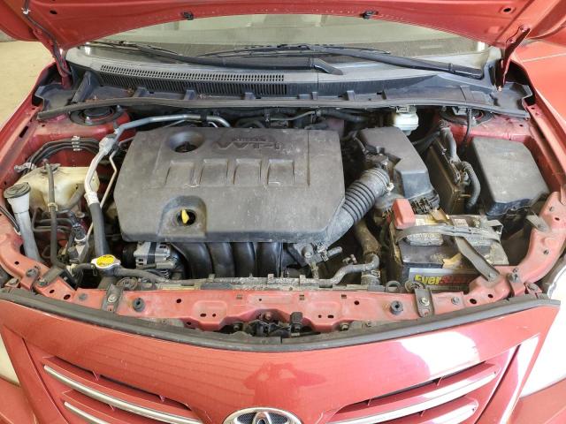 5YFBU4EE6DP100169 - 2013 TOYOTA COROLLA BASE Կարմիր լուսանկար 11
