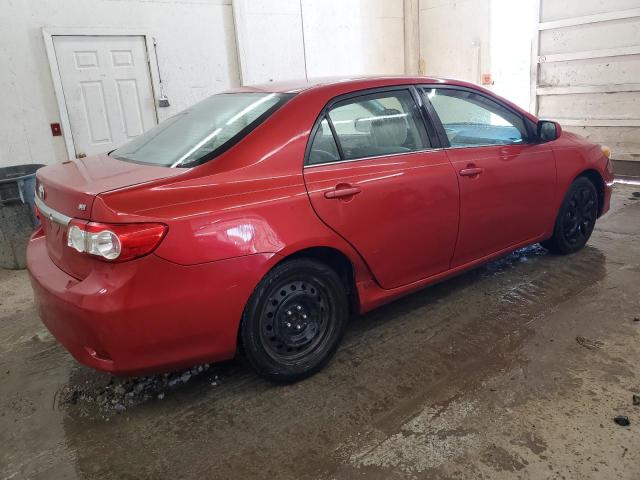 5YFBU4EE6DP100169 - 2013 TOYOTA COROLLA BASE Կարմիր լուսանկար 3