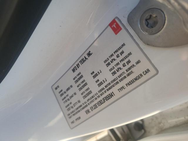 5YJ3E1EB2JF055941 - 2018 TESLA MODEL 3 Blanc photo 12