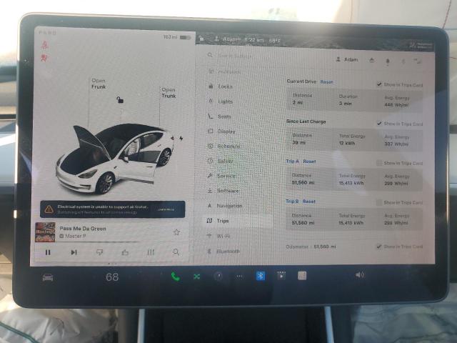 5YJ3E1EB2JF055941 - 2018 TESLA MODEL 3 Blanc photo 9