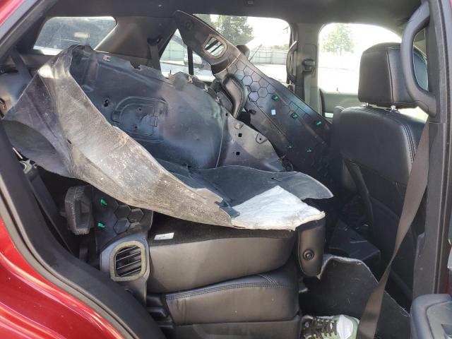 1FM5K8D86HGC19266 - 2017 FORD EXPLORER XLT RED photo 11