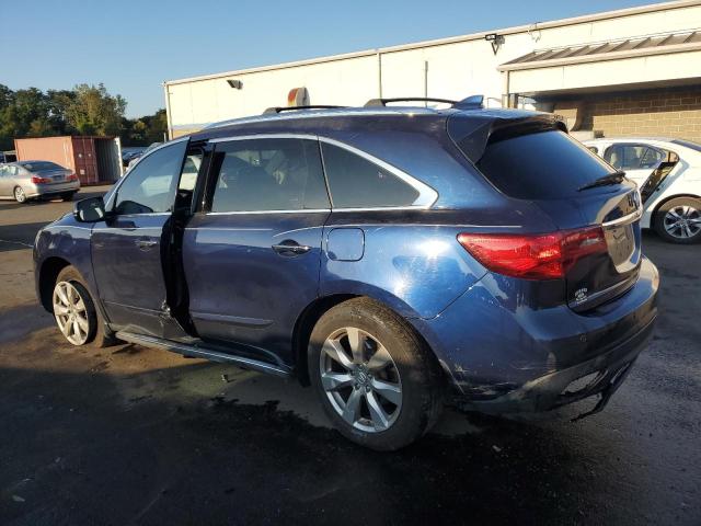 5FRYD4H80EB041129 - 2014 ACURA MDX ADVANCE BLUE photo 2