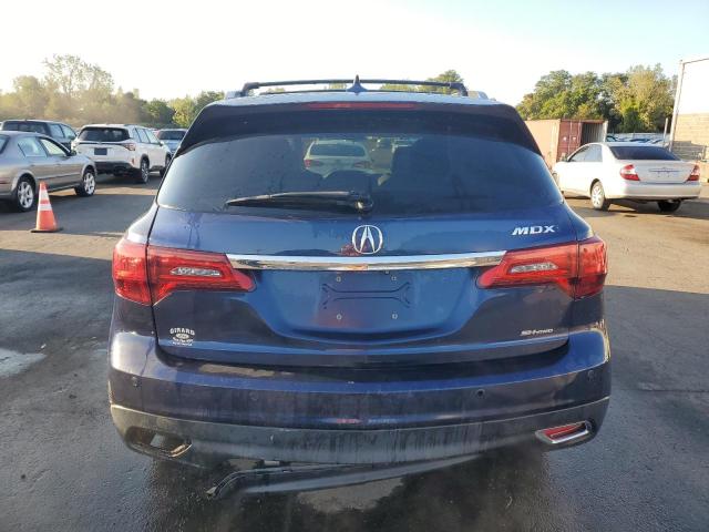 5FRYD4H80EB041129 - 2014 ACURA MDX ADVANCE BLUE photo 6