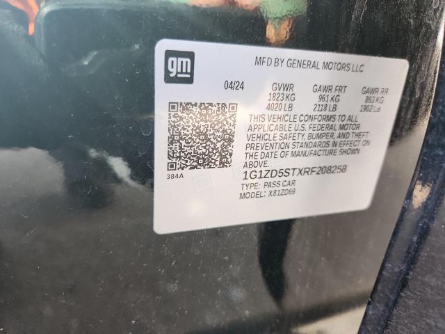 1G1ZD5STXRF208258 - 2024 CHEVROLET MALIBU LT BLACK photo 13