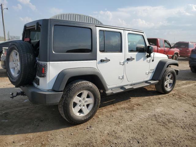 1C4BJWDG6EL223780 - 2014 JEEP WRANGLER UNLIMITED SPORT WHITE photo 3