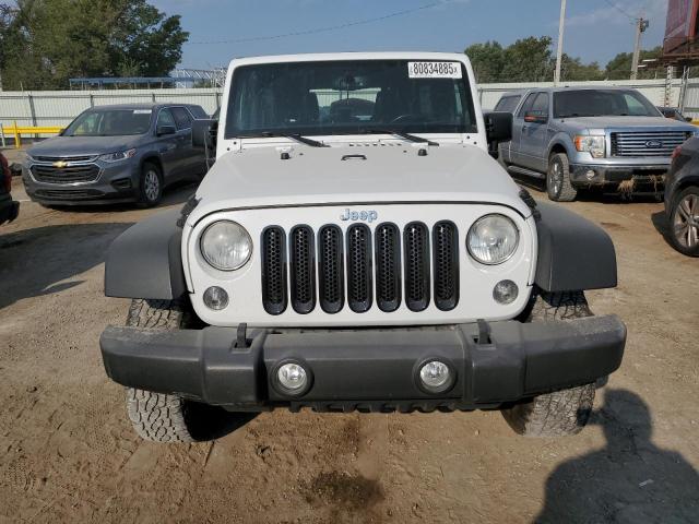 1C4BJWDG6EL223780 - 2014 JEEP WRANGLER UNLIMITED SPORT WHITE photo 5