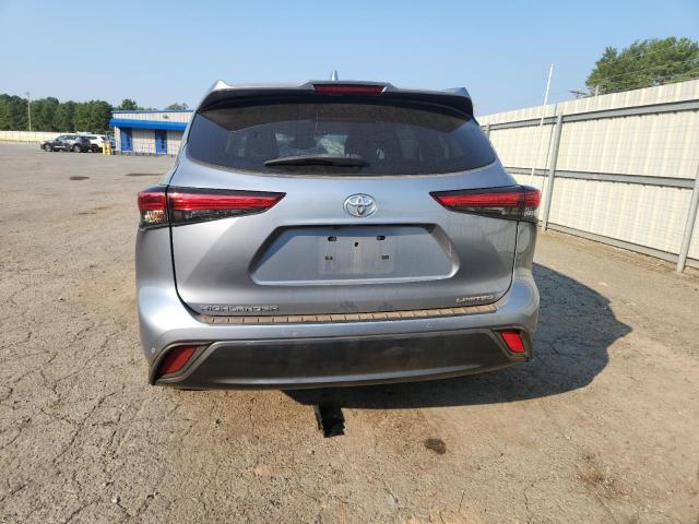 5TDKDRAH3PS029652 - 2023 TOYOTA HIGHLANDER L GRAY photo 6