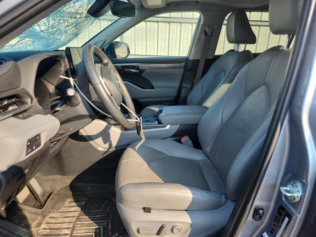 5TDKDRAH3PS029652 - 2023 TOYOTA HIGHLANDER L GRAY photo 7