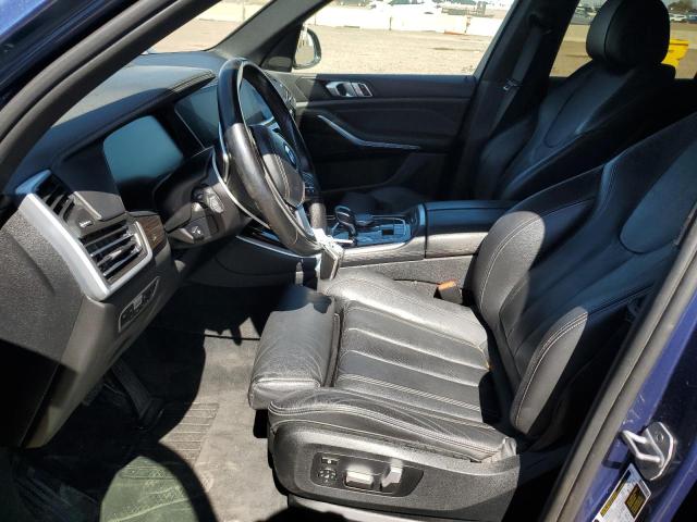 5UXCR6C54KLL60823 - 2019 BMW X5 XDRIVE40I BLUE photo 7