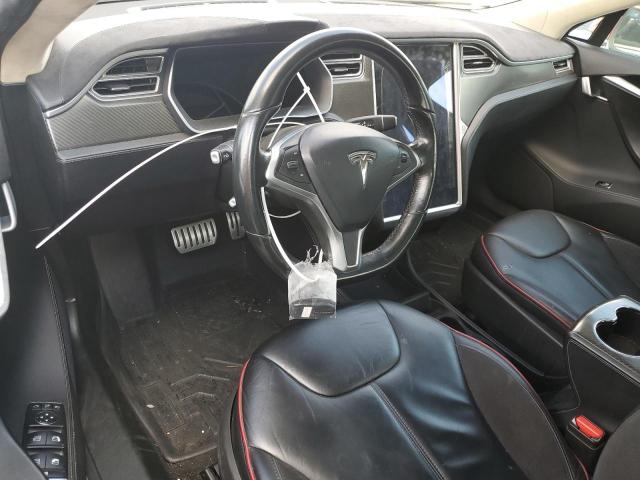 5YJSA1H12EFP56415 - 2014 TESLA MODEL S Կարմիր լուսանկար 8