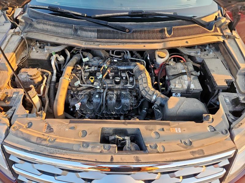 1FM5K7FH7KGA46307 - 2019 FORD EXPLORER LIMITED Tünd qırmızı foto 12