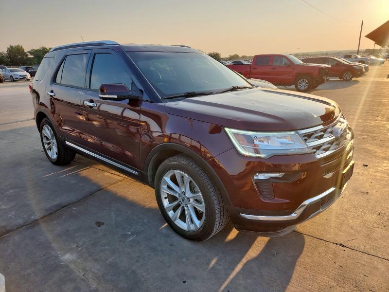 1FM5K7FH7KGA46307 - 2019 FORD EXPLORER LIMITED Tünd qırmızı foto 4