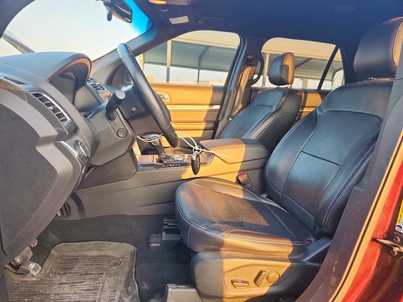 1FM5K7FH7KGA46307 - 2019 FORD EXPLORER LIMITED Tünd qırmızı foto 7