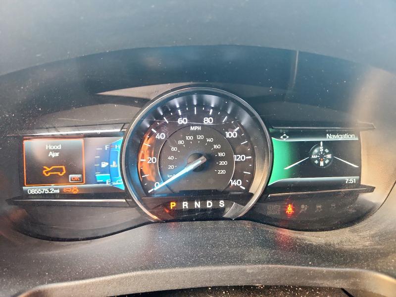 1FM5K7FH7KGA46307 - 2019 FORD EXPLORER LIMITED Tünd qırmızı foto 9