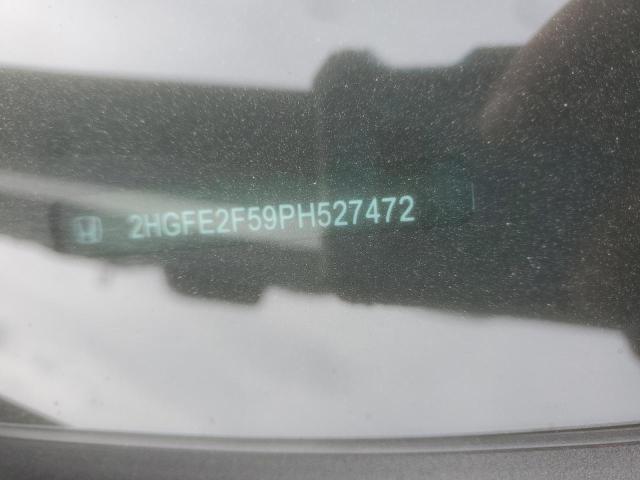 2HGFE2F59PH527472 - 2023 HONDA CIVIC SPORT 灰色 照片 12