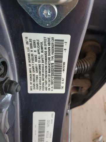 19XFC1F33GE031978 - 2016 HONDA CIVIC EX 灰色 照片 12