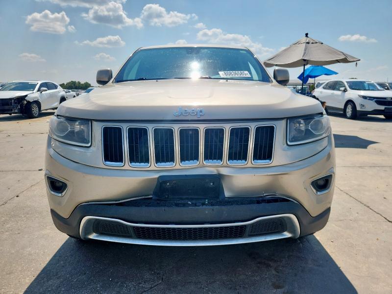 1C4RJEAG8EC386864 - 2014 JEEP GRAND CHER LAREDO CREAM photo 5