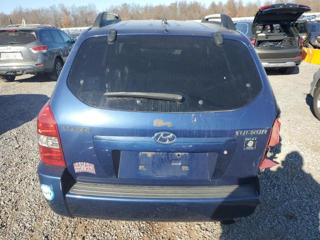 KM8JM12B95U191166 - 2005 HYUNDAI TUCSON GL BLUE photo 6