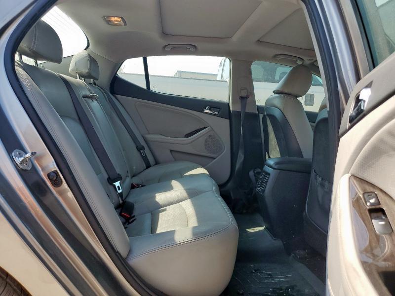 5XXGN4A7XCG005163 - 2012 KIA OPTIMA EX GRAY photo 10