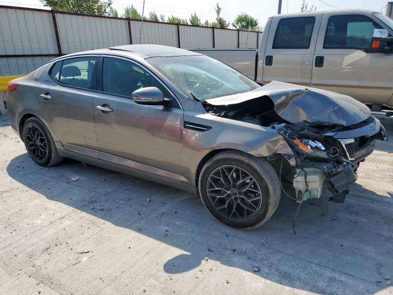 5XXGN4A7XCG005163 - 2012 KIA OPTIMA EX GRAY photo 4