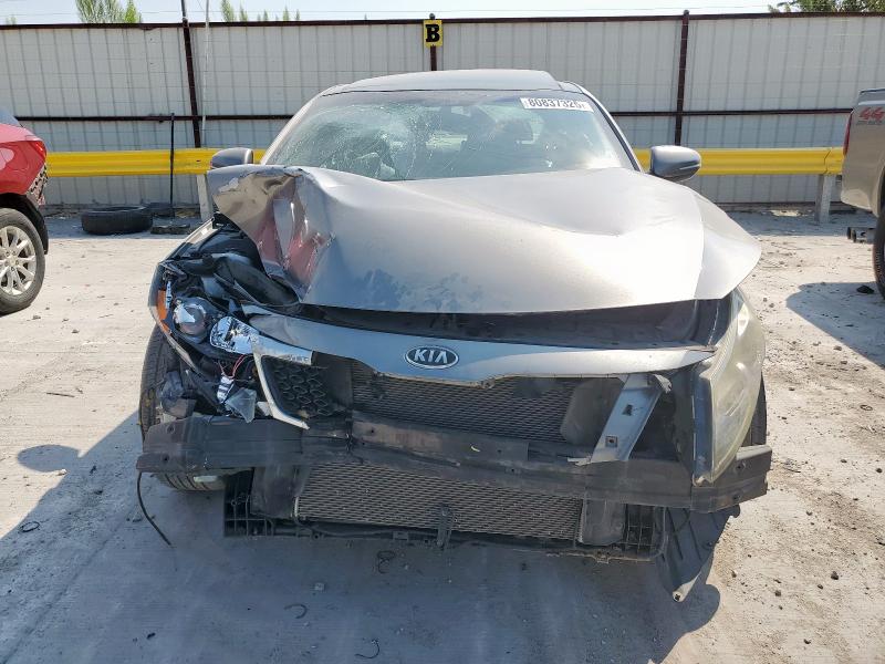 5XXGN4A7XCG005163 - 2012 KIA OPTIMA EX GRAY photo 5