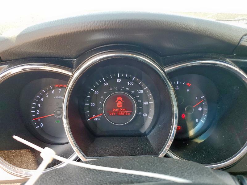 5XXGN4A7XCG005163 - 2012 KIA OPTIMA EX GRAY photo 9