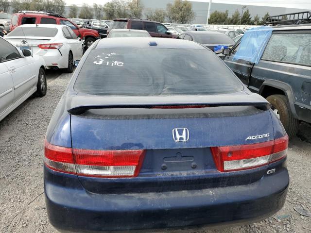 1HGCM66564A078467 - 2004 HONDA ACCORD EX BLUE photo 6