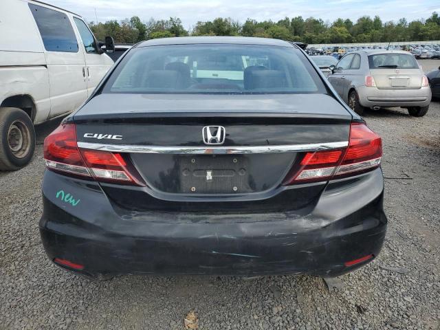 19XFB2F57DE244907 - 2013 HONDA CIVIC LX BLACK photo 6