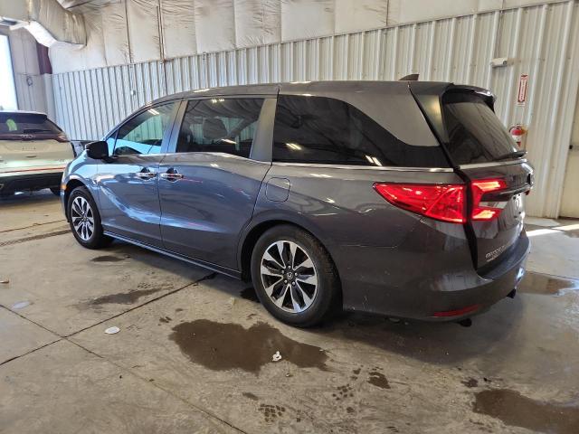 5FNRL6H79MB028468 - 2021 HONDA ODYSSEY EXL GRAY photo 2