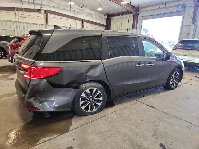 5FNRL6H79MB028468 - 2021 HONDA ODYSSEY EXL GRAY photo 3