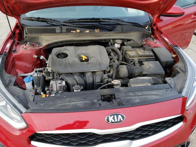 3KPF24AD0ME411537 - 2021 KIA FORTE FE RED photo 11