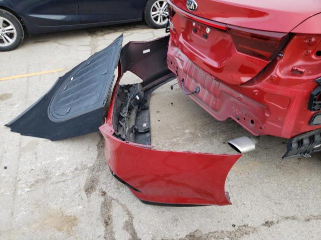 3KPF24AD0ME411537 - 2021 KIA FORTE FE RED photo 12