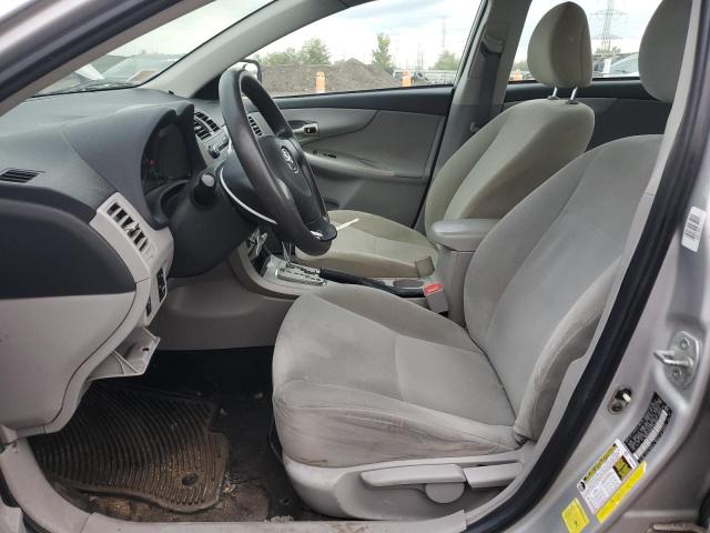 2T1BU4EE8BC610262 - 2011 TOYOTA COROLLA BASE SILVER photo 7