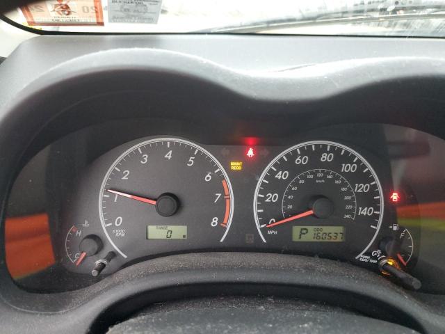 2T1BU4EE8BC610262 - 2011 TOYOTA COROLLA BASE SILVER photo 9