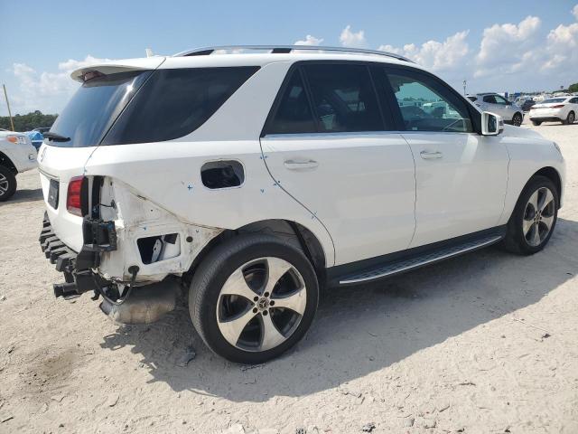 4JGDA5JB4JB195193 - 2018 MERCEDES-BENZ GLE 350 Biały zdjęcie 3