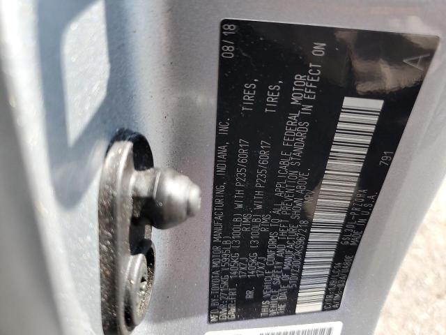 5TDYZ3DC7KS967218 - 2019 TOYOTA SIENNA XLE Gümüş foto 14