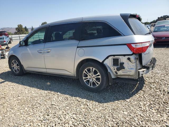 5FNRL5H68BB052128 - 2011 HONDA ODYSSEY EXL SILVER photo 2