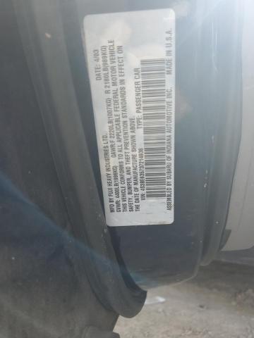 4S3BE635737214936 - 2003 SUBARU LEGACY L BLUE photo 12