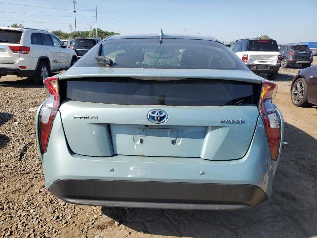 JTDKBRFU7J3059239 - 2018 TOYOTA PRIUS TURQUOISE photo 6