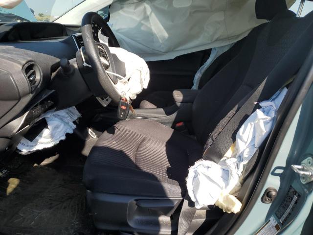 JTDKBRFU7J3059239 - 2018 TOYOTA PRIUS TURQUOISE photo 7