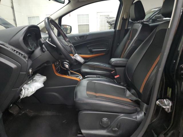 MAJ6P1CLXJC226067 - 2018 FORD ECOSPORT SES Czarny zdjęcie 7