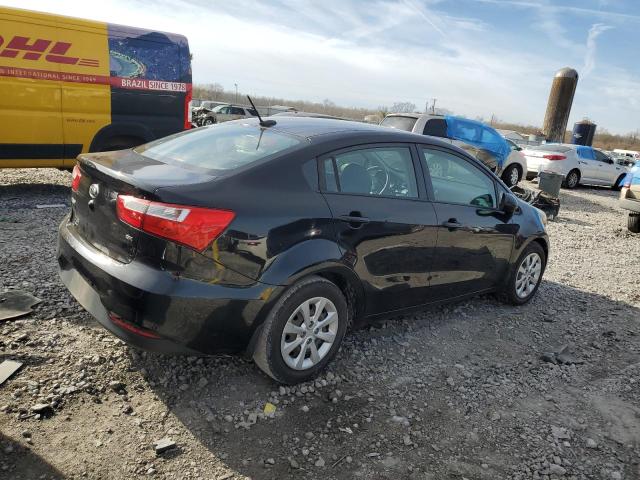 KNADN4A30G6663074 - 2016 KIA RIO EX BLACK photo 3