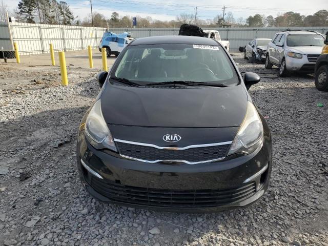 KNADN4A30G6663074 - 2016 KIA RIO EX BLACK photo 5