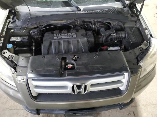 5FNYF185X8B004786 - 2008 HONDA PILOT EXL GREEN photo 12