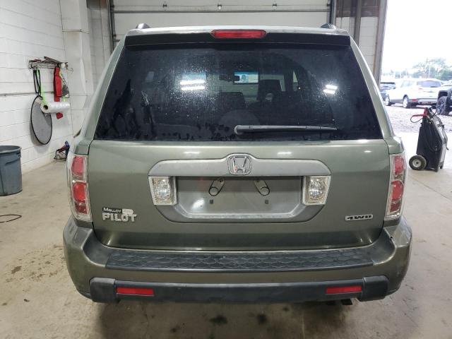 5FNYF185X8B004786 - 2008 HONDA PILOT EXL GREEN photo 6