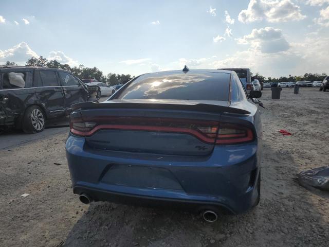 2C3CDXCT2MH684586 - 2021 DODGE CHARGER R/T BLUE photo 6