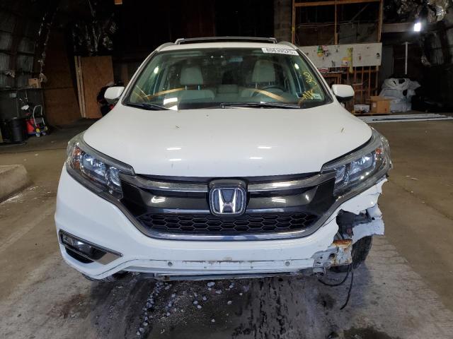 5J6RM4H77GL038171 - 2016 HONDA CR-V EXL WHITE photo 5