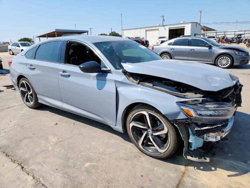 1HGCV1F37NA052346 - 2022 HONDA ACCORD SPORT 灰色 照片 4