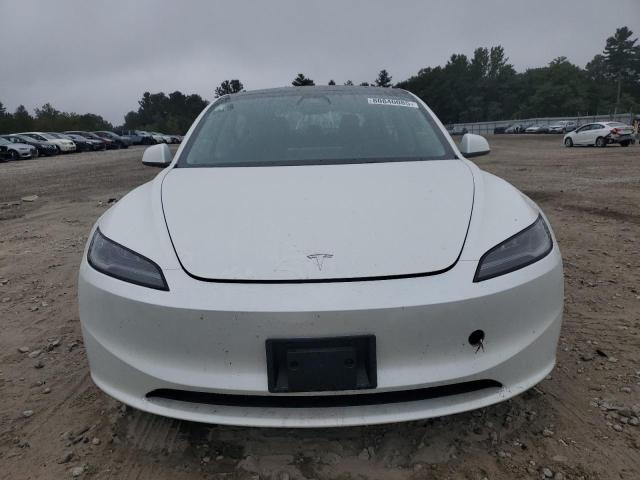 5YJ3E1EB0SF932878 - 2025 TESLA MODEL 3 WHITE photo 5