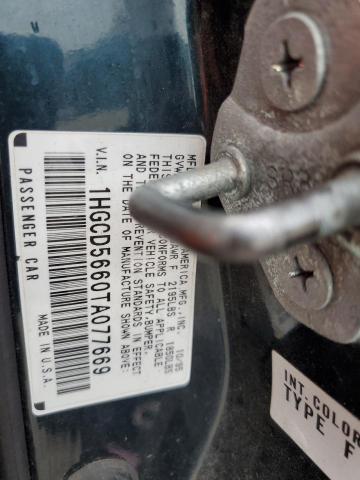 1HGCD5660TA077669 - 1996 HONDA ACCORD EX 绿色 照片 12